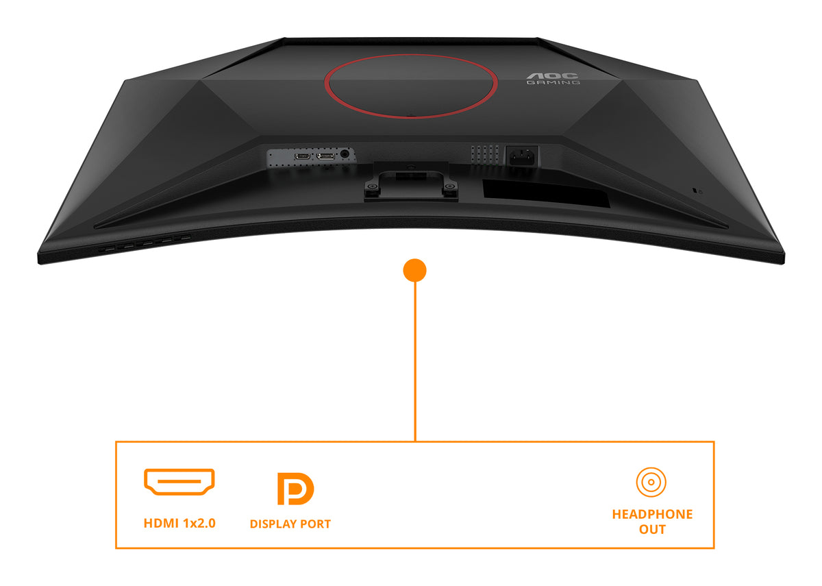 Ecran PC incurvé Gamer - AOC - 32'' - FHD - 260Hz OC (240Hz natif) - Dalle VA - 0,3ms - C32G42ZE