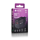 Chargeur secteur NGS Bud 1x USB-C + 1x USB-A 45W (Noir)