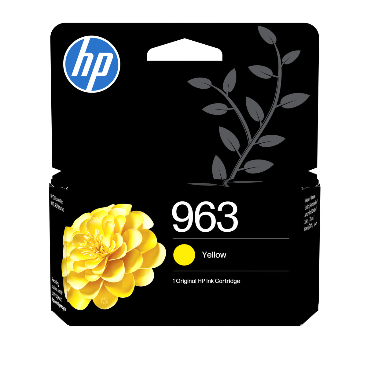 HP 963 Cartouche d'encre jaune authentique (3JA25AE) pour HP OfficeJet Pro 9010 / 9020 series