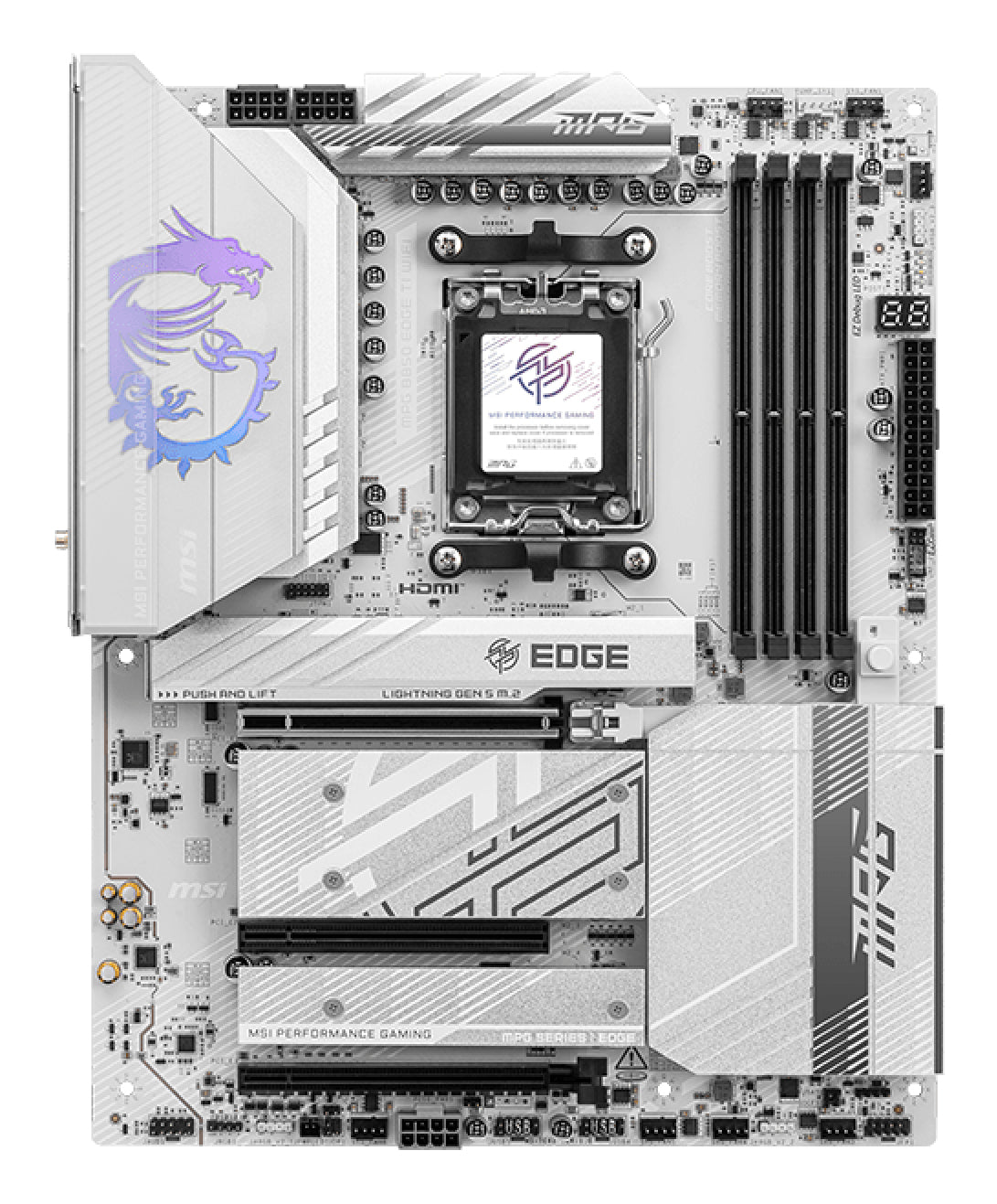 Carte mere - MSI - MPG B850 EDGE TI WIFI - AM5 - DDR5 - Wi-Fi 7