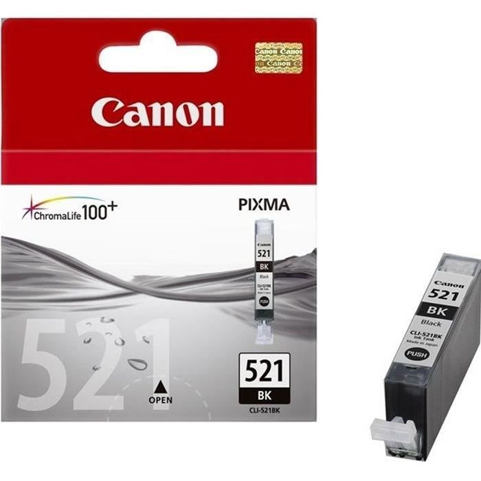 Cartouche d'encre CANON CLI-521BK (Noir)