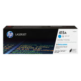 Cartouche de toner cyan HP 415A pour HP Color LaserJet Pro M454 et MFP M479