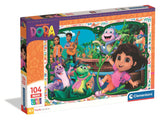 CLEMENTONI - 104 pieces Maxi - Dora