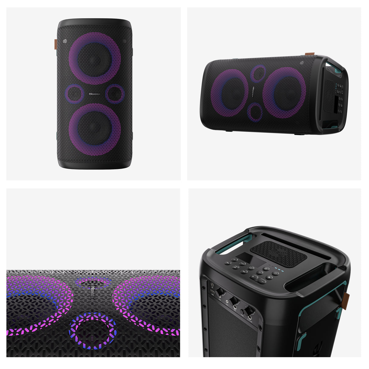 Enceinte nomade - HISENSE - Bluetooth - Max 300 W