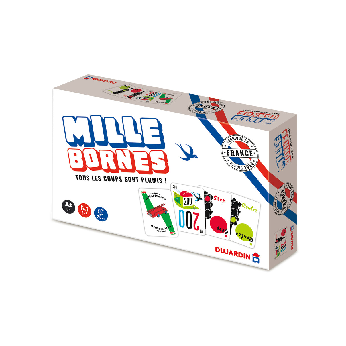 Mille bornes Classique - Jeu de société - DUJARDIN - Des 6 ans