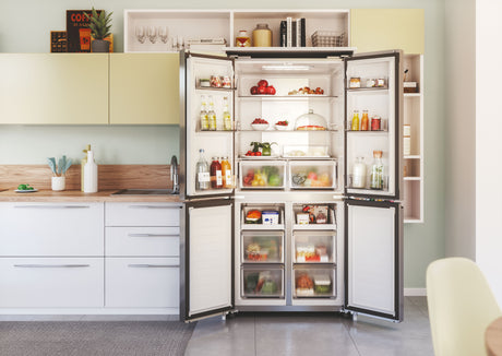 Réfrigérateur multi-portes - CANDY CFQQ5T817EPS - 467L (311L + 156L) - No Frost - Classe E - Silver