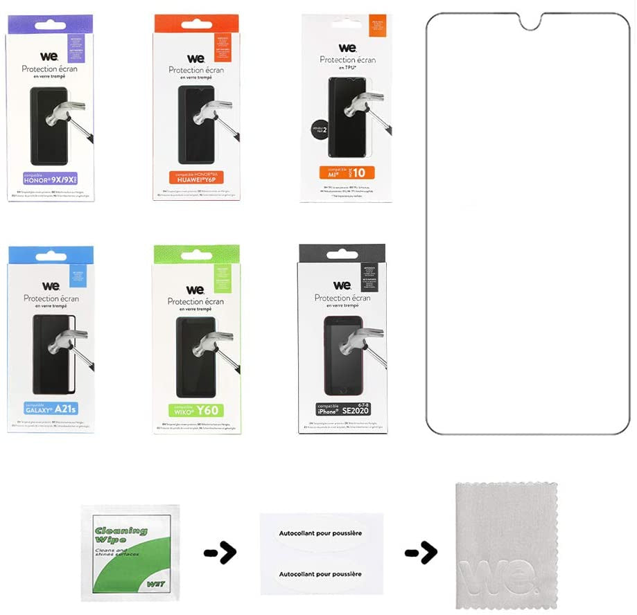 WE Coque de protection TPU HONOR 9A Transparent: Anti-chocs - ultra résistant
