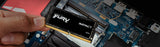 Barrette mémoire 8Go SODIMM DDR4 Kingston Fury Impact  3200Mhz (Noir)