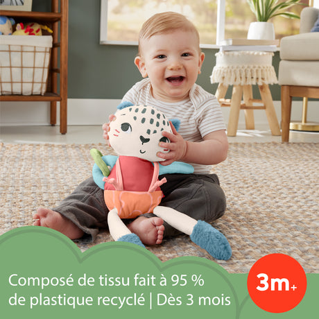 Fisher-Price-Uncia, mon Léopard des Neiges-Jouet d'éveil pour bébé HKD64