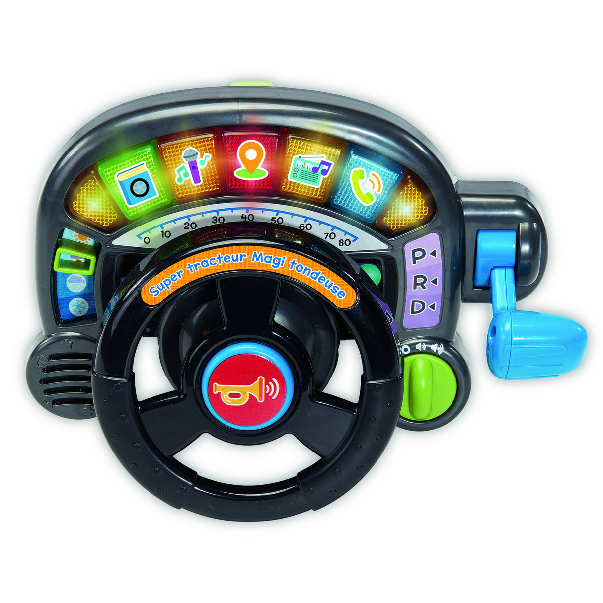 VTECH BABY - SUPER TRACTEUR MAGI TONDEUSE -Evolutif 3 en 1- Multicolore