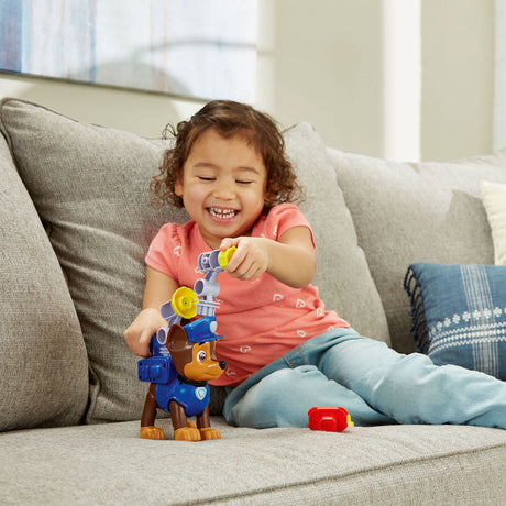 Figurine interactive VTECH Pat Patrouille - Chase avec accessoires de sauvetage pour enfants de 3 a 7 ans