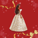 Barbie - Poupée Joyeux Noël - Poupée brune - JBH96