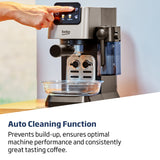 Machine expresso manuelle - BEKO - CEP5304X - 1628 W - 1,1 L - Argenté
