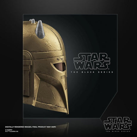 Casque The Armorer électronique premium, article de cosplay, des 14 ans, Star Wars The Black Series