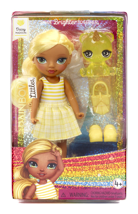 Rainbow High Littles - Poupée 15cm + animal de compagnie - Jaune - Des 4ans