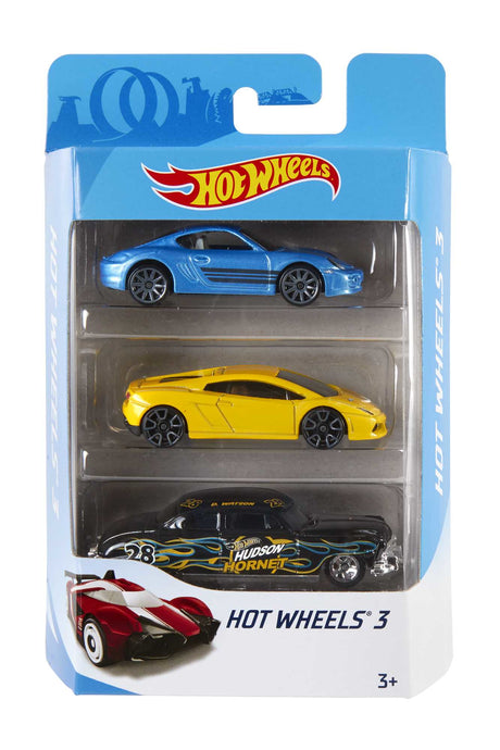 Hot Wheels - Coffret de 3 Véhicules - Petites Voitures - 3 ans et + - Hot Wheels - K5904