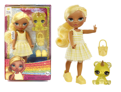 Rainbow High Littles - Poupée 15cm + animal de compagnie - Jaune - Des 4ans