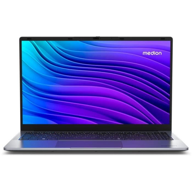 PC Portable MEDION E15223 MD62644 - Windows 11 - 15,6 FHD - Intel Celeron N100 - RAM 4Go - Stockage 128Go UFS + Microsoft 365 1 an