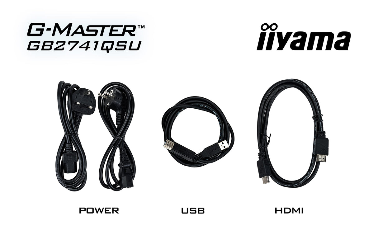 Ecran 27" Iiyama G-Master Black Hawk GB2741QSU-B1 Quad HD 144Hz (Noir)