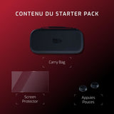 Pack de démarrage - ONLAN - Nintendo Switch 2 - Sacoche noire + Protection d'écran + Thumbsticks