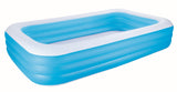 Piscine gonflable de luxe - BESTWAY - Enfant et famille - Bleu - 3 boudins - 305x183x56 cm
