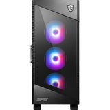 Boitier Moyen Tour E-ATX MSI MPG Velox 100R RGB avec panneaux vitrés (Noir)