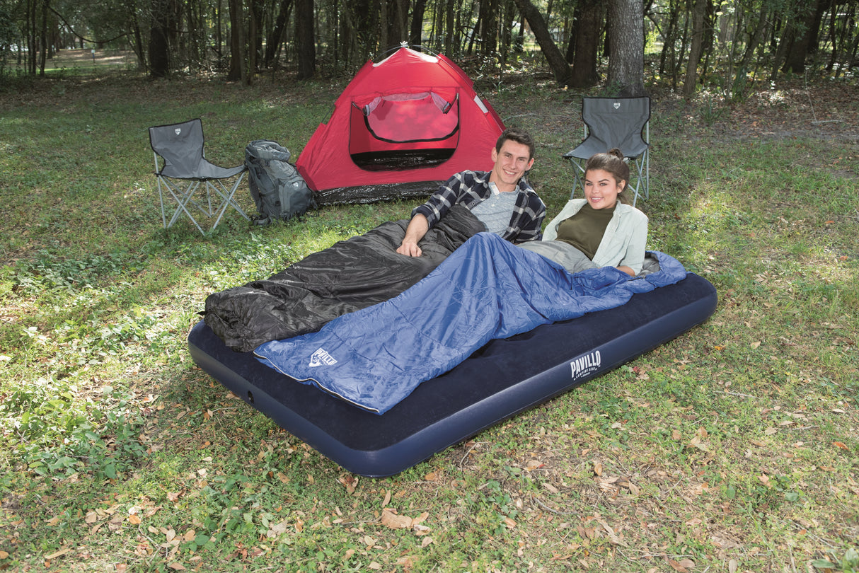 Matelas gonflable camping - BESTWAY - 2 places - 1,91 m x 1,37 m x 22 cm