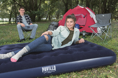 Matelas gonflable camping - BESTWAY - 2 places - 1,91 m x 1,37 m x 22 cm
