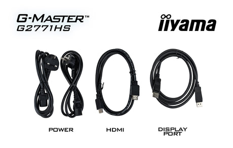Ecran PC Gamer - IIYAMA - 27 - FHD - 240Hz - Dalle Fast IPS - 0,4ms - G-Master Red Eagle G2771HS-B1
