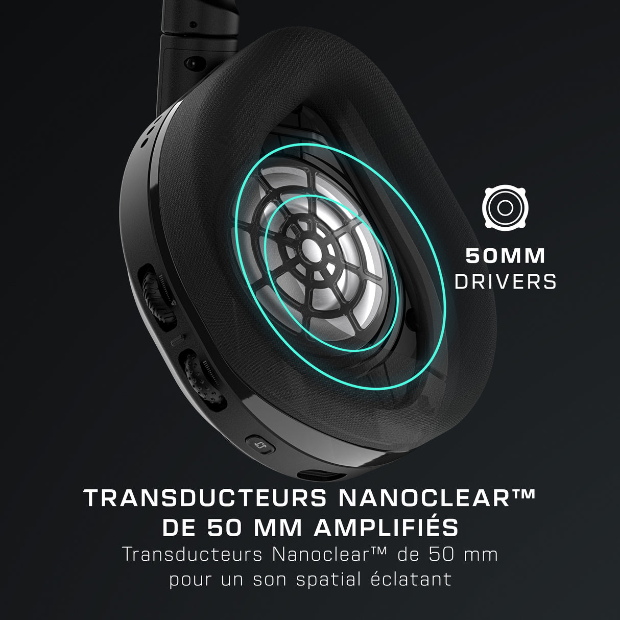 Casque de gaming multi-plateforme sans fil - TURTLE BEACH - Stealth™ 600 PS (Gen 3) - Noir