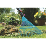 GARDENA Râteau a gazon 50cm Combisystem - Fil de fer solide - 22 dents – Ratissage petite surface herbe – Garantie 25 ans