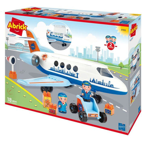 Avion Abrick - Ecoiffier - Jouet 1er âge - Garçon & fille - A partir de 18 mois - Fabrication Française
