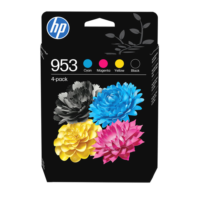Pack 4 Cartouches d'encre HP 953 (Noir, Couleurs)