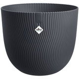 Pot de fleur rond - ELHO - Sereh Rond 60 - 110 L - Ř 59 x H 51 cm - Noir - Intérieur/extérieur