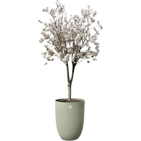 Pot de fleur haut - ELHO - Sereh Haut 40 - 50 L - Ř 39 x H 53 cm - Vert - Balcon/intérieur/extérieur