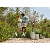 Pot de fleur haut - ELHO - Sereh Haut 40 - 50 L - Ř 39 x H 53 cm - Beige - Balcon/intérieur/extérieur