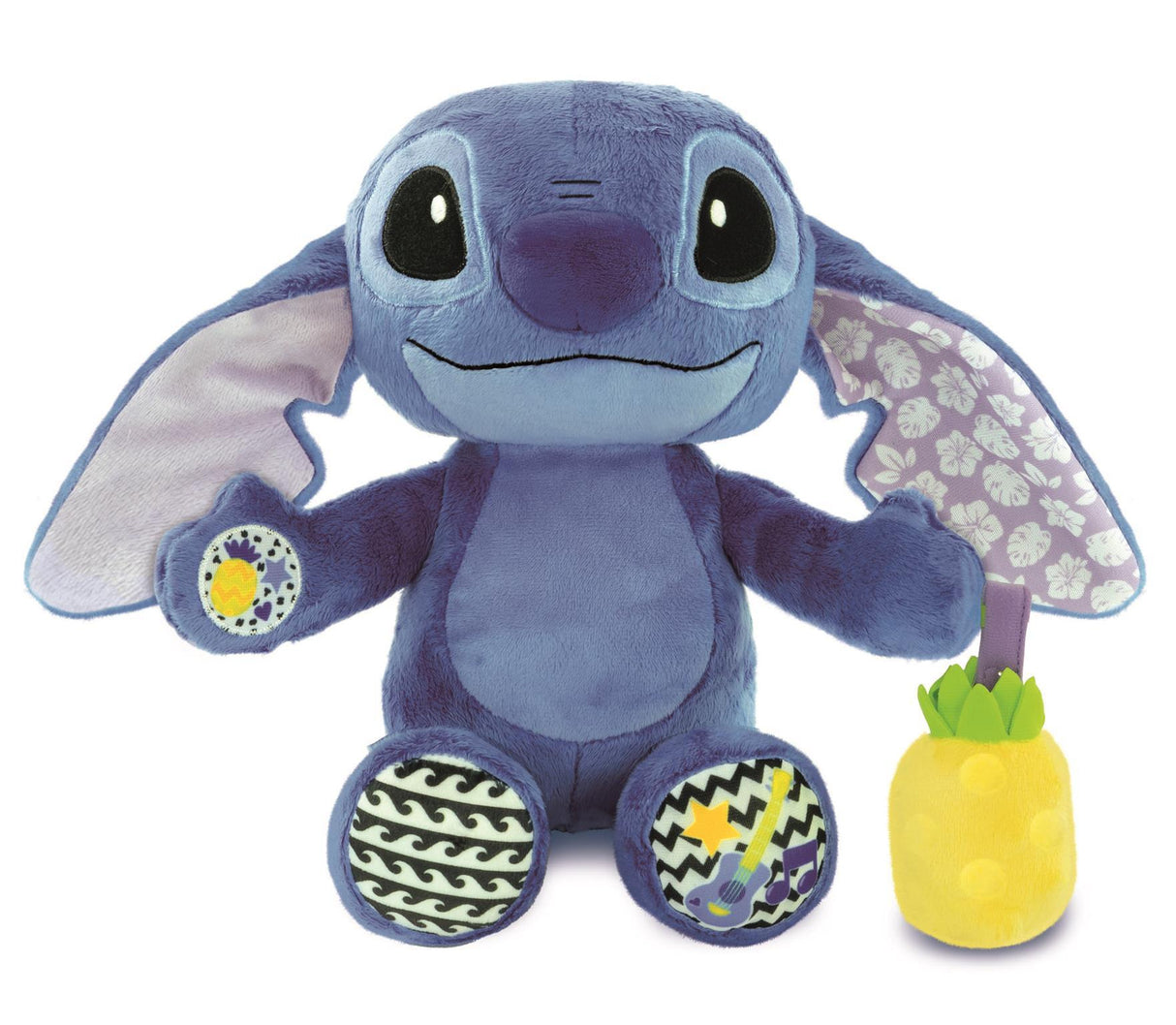 Peluche Musicale - CLEMENTONI - Stitch - Ultra Douce - Berceuses - 12 Mois+