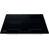 Table de cuisson induction - HOTPOINT - 4 foyers - L60 cm - HQ5660SNE - 7200 W - Revetement verre noir