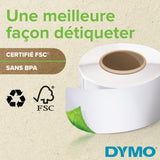Lot de 2 Rouleaux de 260 étiquettes adhésives Dymo 99012 - 89x36mm (Blanc)