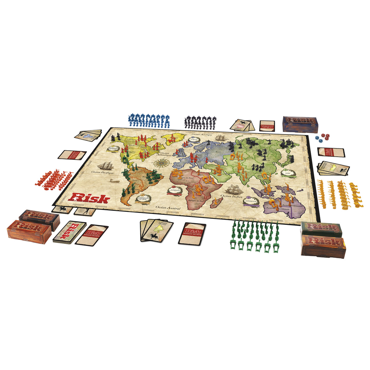 RISK, jeu de société de stratégie pour enfants, des 10 ans, jeu de Plateau, Hasbro Gaming