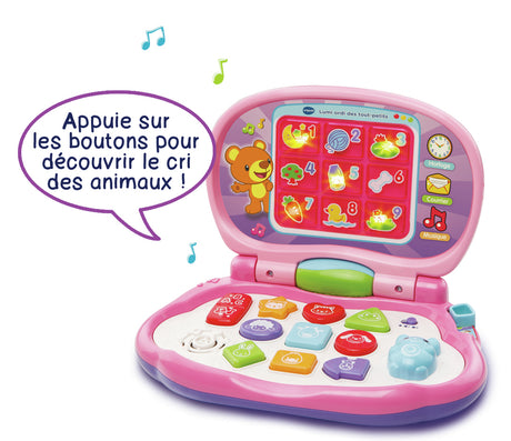VTECH BABY - Lumi Ordi Des Tout-Petits - Ordinateur Enfant Rose