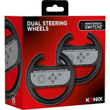 Paire de volants - KONIX - Pour manettes Joy-Con Nintendo Switch 2 - Noir