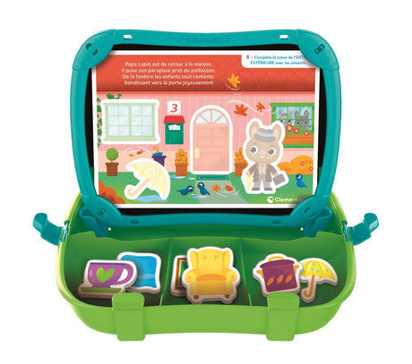 CLEMENTONI - Mallette magnétique - Mots et objets - Apprentissage - Des 2 ans