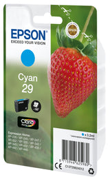 EPSON Cartouche d'encre T2982 cyan - Fraise (C13T29824012)
