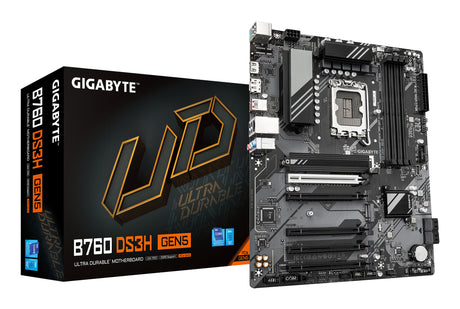 Carte mere - GIGABYTE - B760 DS3H GEN5 - Format ATX - Chipset Intel B760 - PCIe 5.0