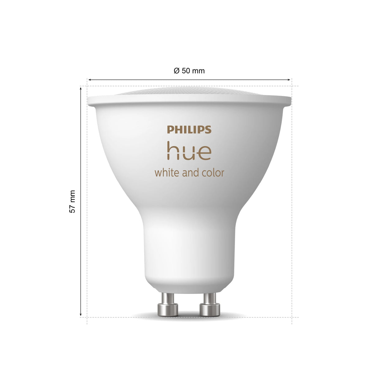 Kit de démarrage - PHILIPS HUE - Lumiere blanche et ambiance colorée - 1 Bridge Pro + 3  3 spots GU10 400 lumens + 1 dimmer switch