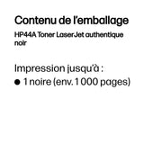 Cartouche d'encre Hp TONER 44A NOIR