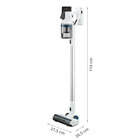 Aspirateur balai sans fil - MEDION MD11860 - 55 min - 400 W - 2,500 mAh - Blanc / Gris