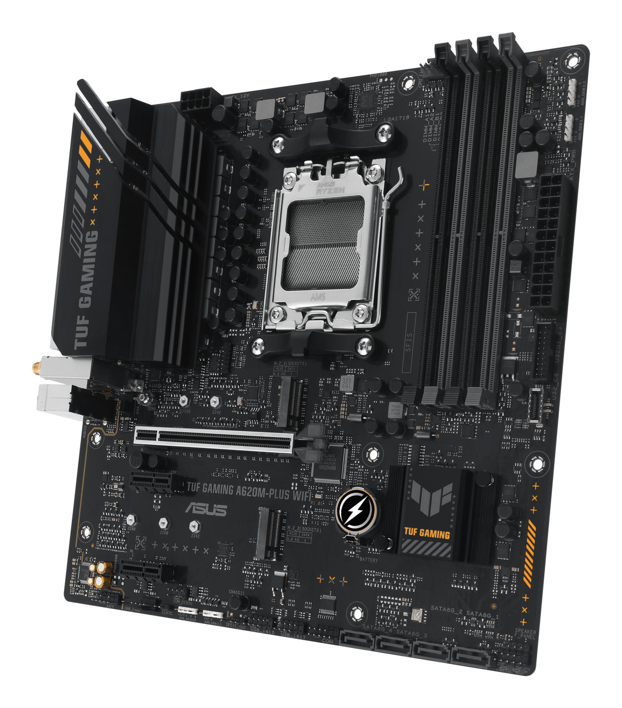 Carte Mère Asus Tuf Gaming A620M-Plus WiFi (AM5) Micro ATX