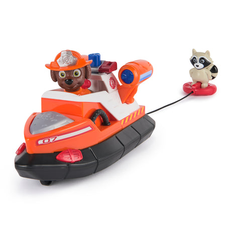 Figurine Zuma - Véhicules + Raton laveur - des 3 ans - Fire Rescue - La Pat'Patrouille